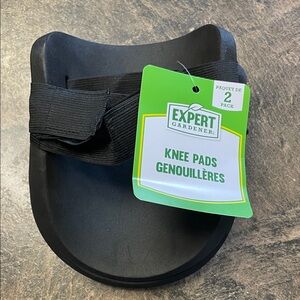 Expert Gardener | Black | Knee Pads | New | Velcro | Elastic Strap |Lightweight